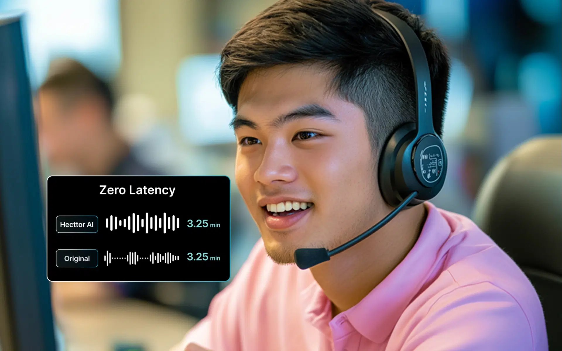 Zero Latency,</br> On-Device Processing
